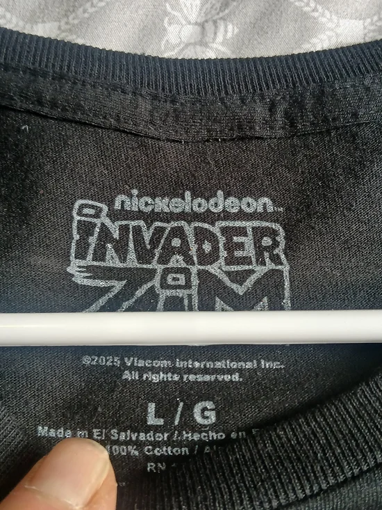 0Invader Zim World Domination Graphic Tee - Nickelodeon Size Large VGG - Picture 3 of 3